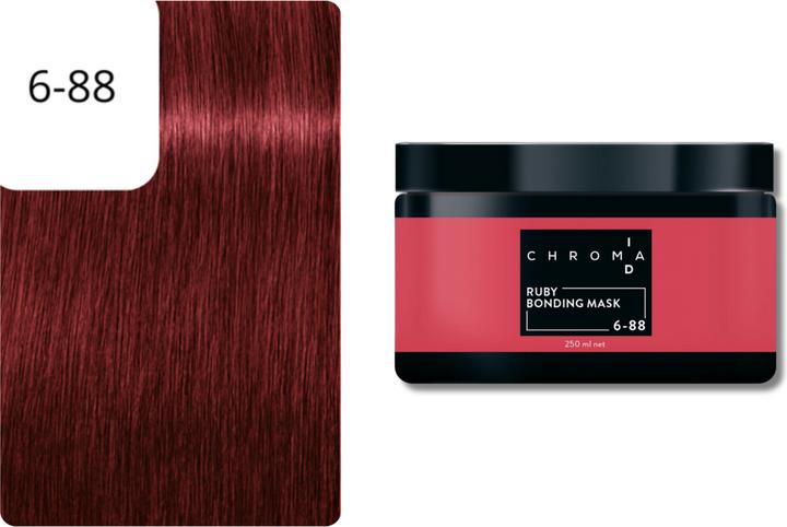Actual product image Schwarzkopf Professional SchwarzkopfChroma ID Bonding Color Mask 6-88 Dark Blonde Red Extra (250 ml)