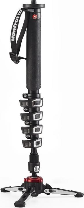 Manfrotto XPRO Video Einbeinstativ 5 Sektionen mit Fluid Base (Metall)