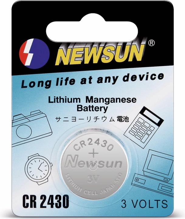 Image du produit Vinnic Pile bouton au lithium CR2430 (5 pcs, CR2430, 290 mAh)