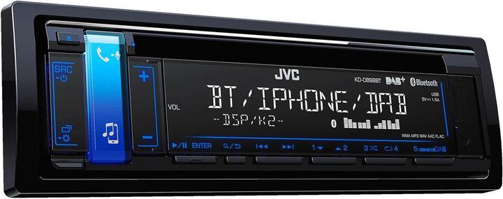 Produktbild JVC KD-DB98BT inkl. DAB-Antenne (Android Auto, Apple Carplay)
