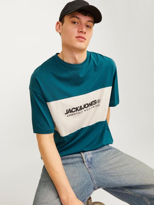 Actual product image Jack & Jones Jjelegacy Blocking Tee Ss O-Neck Noos (XS)
