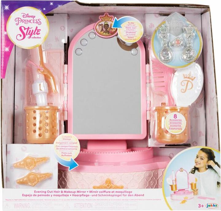 Jakks Pacific Disney Princess - Specchio da trucco moderno della Style Collection (228784)
