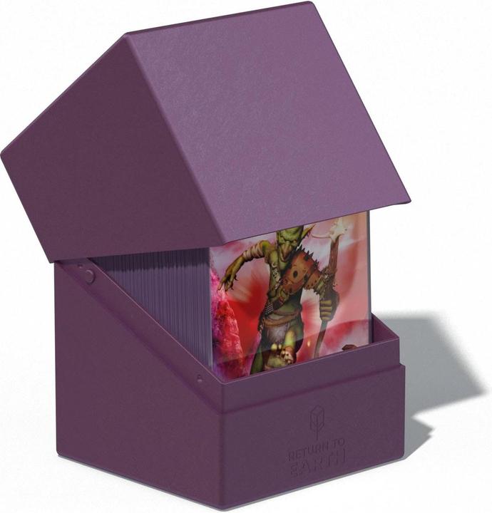 Actual product image Ultimate Guard Card Box Boulder Deck Case Standard Size 100+ Purple