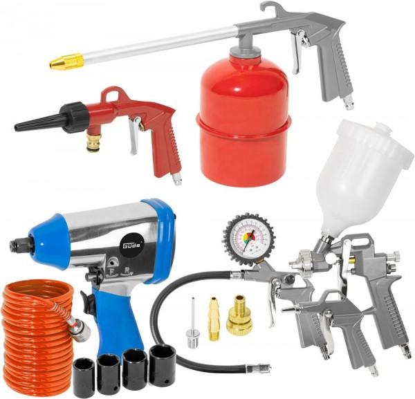 Produktbild Güde Kompressor-Set 405/10/50 15 TLG (71177) (10 Bar, 50 l)