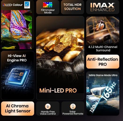 Produktbild Hisense TV 85U8Q (85", U8KQ, LED, 4K, 2025)