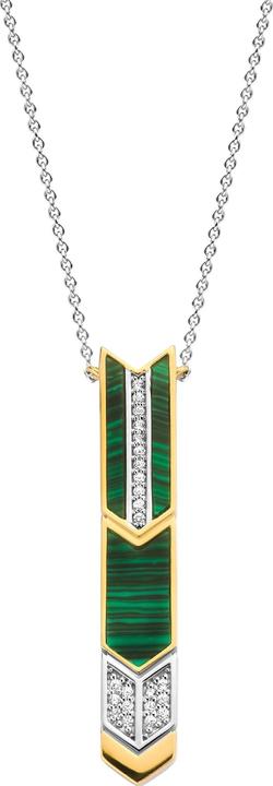 Ti Sento Milano Collier mit Zirkonia bicolor vergoldet 3954MA/42 (925er Silber, 48 cm)