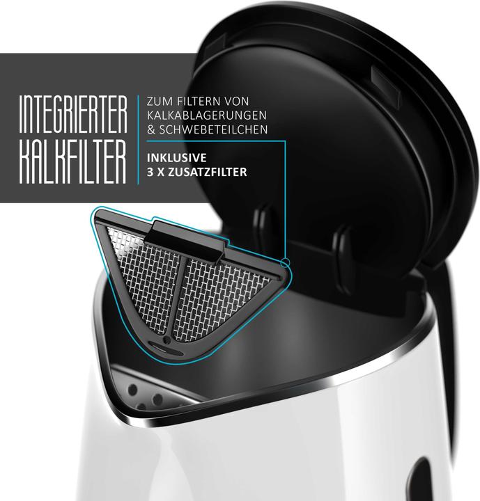 Produktbild Arendo Wasserkocher mit Temperatureinstellung (1.50 l)