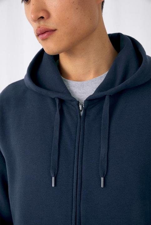Immagine prodotto B&C Felpa con Cappuccio e Zip Intera Uomo (XS)
