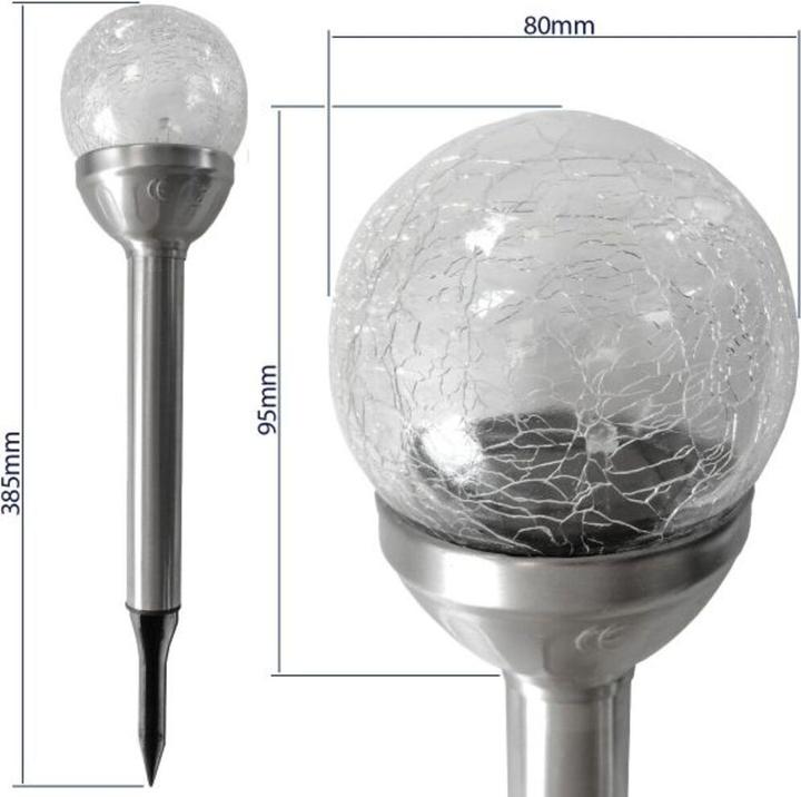 Actual product image Diveo Glass ball lamp