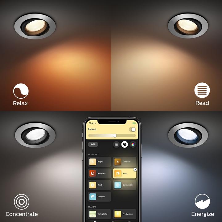 Actual product image Philips Hue Centura White & Color Ambiance (350 lm, GU10)