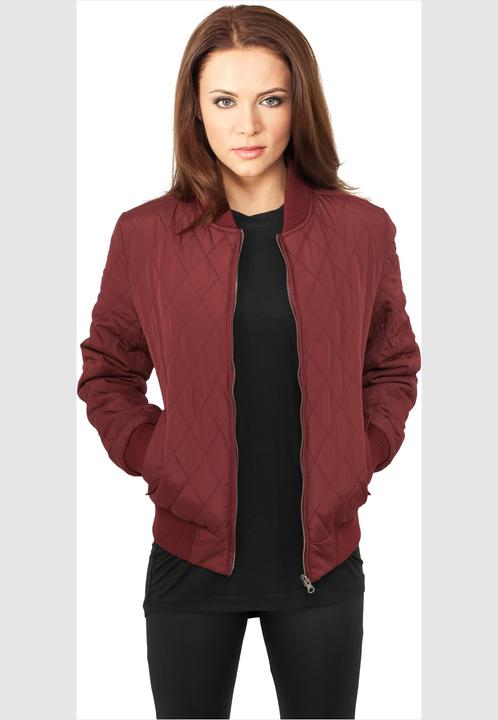 Actual product image Urban Classics Ladies Diamond Quilt Nylon Jacket (S)