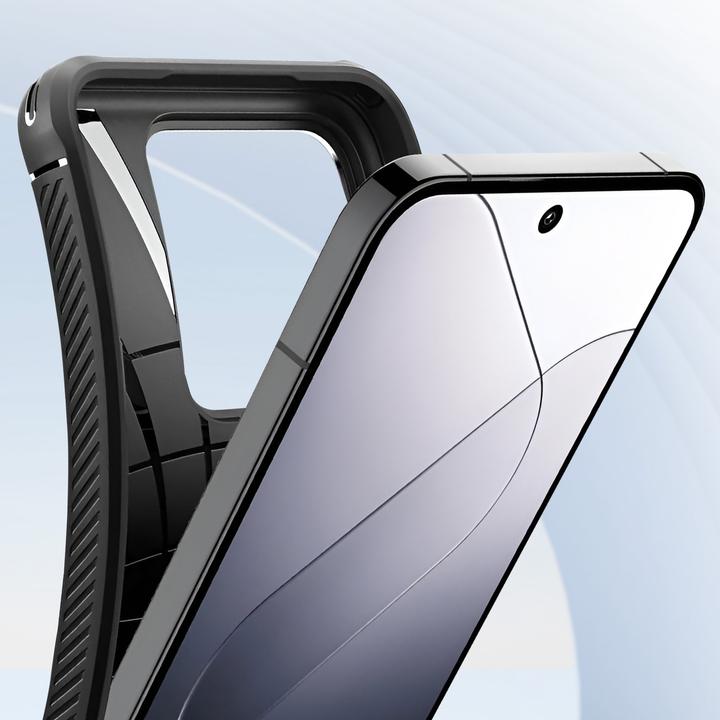 Productafbeelding Spigen Rugged Armor Xiaomi 14 czarny/matzwart ACS07422 (Xiaomi 14)