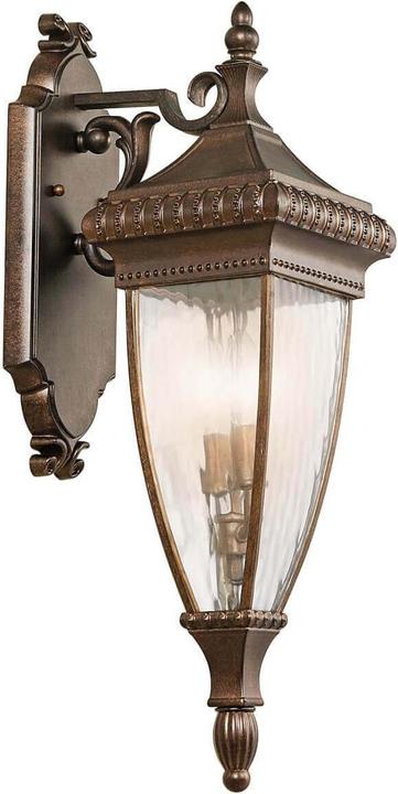 Immagine prodotto Elstead Lighting Lampada da parete per esterni Venetian Rain E14 doppio bronzo spazzolato IP44 (E14, IP44)