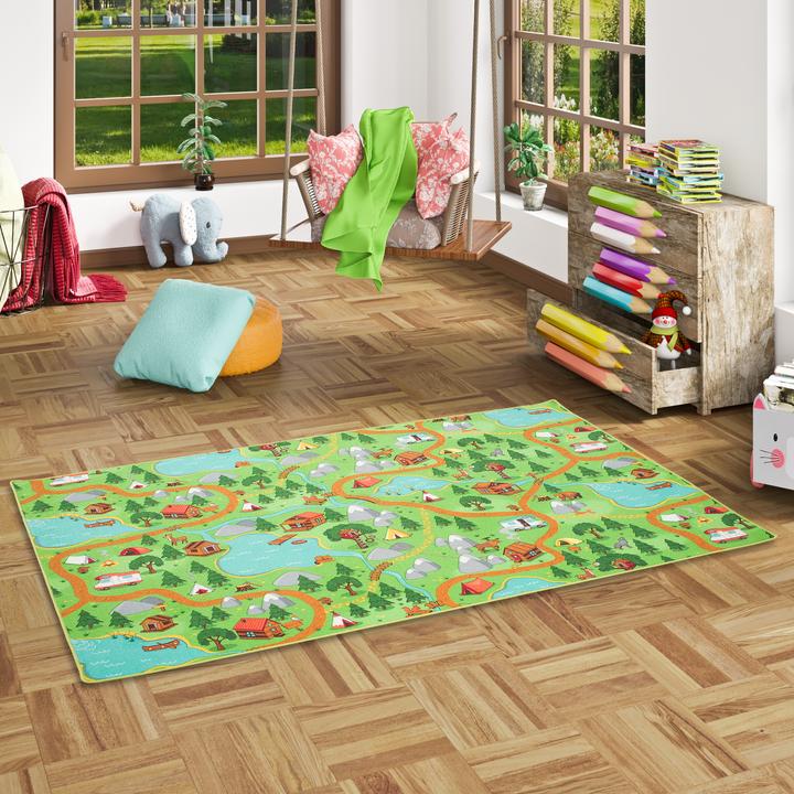 Actual product image Snapstyle Children game carpet camping (200 x 200 cm)