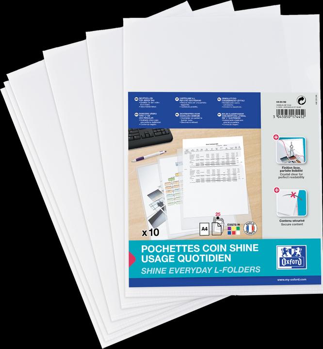 Actual product image Oxford Premium" transparent cover, A4 (A4, 10 x)