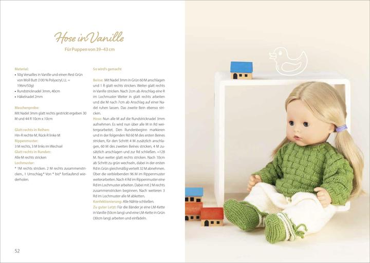 Produktbild Niedliche Puppenkleidung stricken