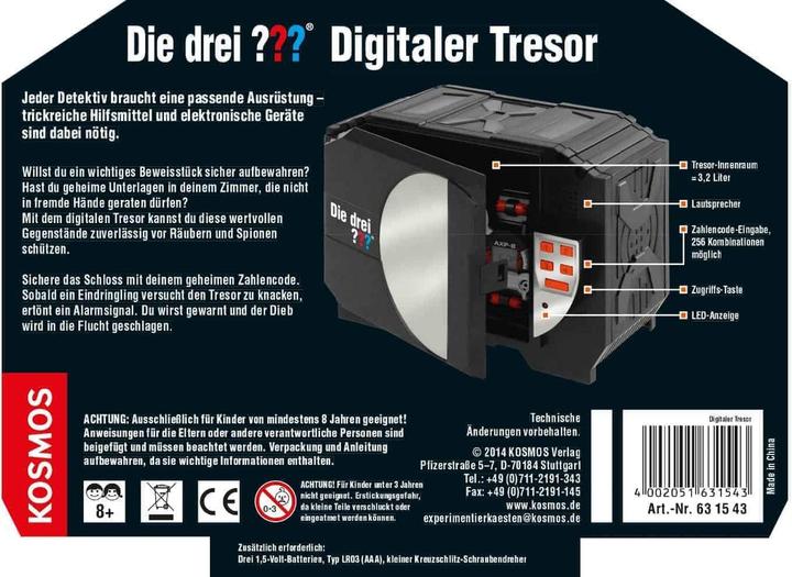 Image du produit Kosmos Tous les trois? Coffre-fort numérique