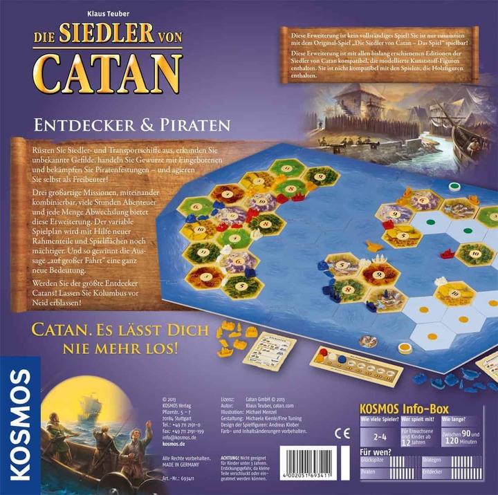 Actual product image Kosmos The Settlers of Catan: Explorers & Pirates (German)