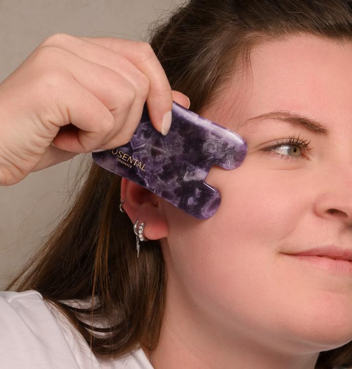 Actual product image Rosental Organics Rosental Tools - Amethyst Gua Sha