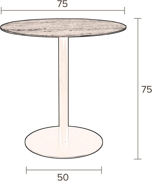 Produktbild Dutchbone Braza (Ø 75 x 75 cm)