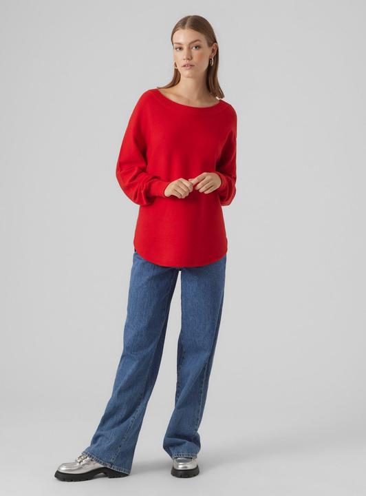 Produktbild Vero Moda VMNANCY LS BOATNECK PULLOVER GA EXC Strickpullover (M)