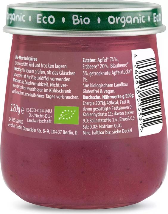 Produktbild Freche Freunde Apfel Erdb Blaub 6M (120 g)