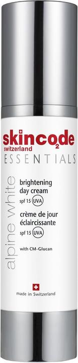 Actual product image Skincode Essential Alpine White Brightening Day Cream SPF 15 (50 ml, Day cream, SPF 15)