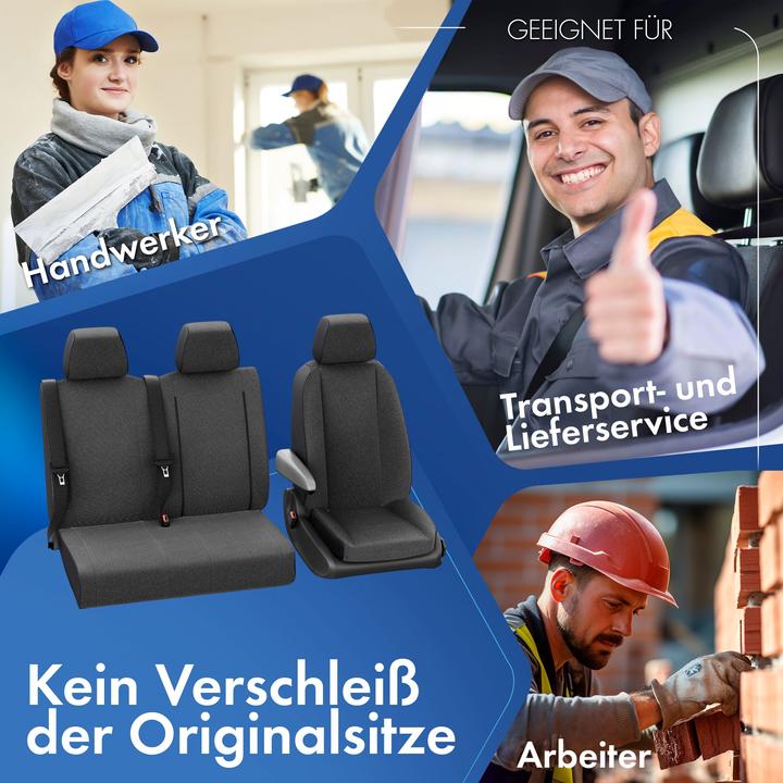 Immagine prodotto Walser Coprisedili per VW T6 doppia panca posteriore in poliestere BJ 07/2015 oggi