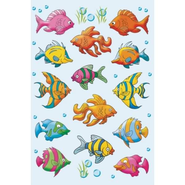 Actual product image HERMA Sticker fish