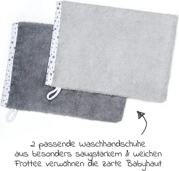 Produktbild Kapuzenbadetücher & Handtücher 3-tlg. Bade-Set - Kapuzenbadetuch