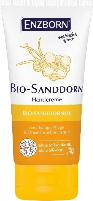 Enzborn Crema per le mani con olio di olivello spinoso e pantenolo (75 ml)