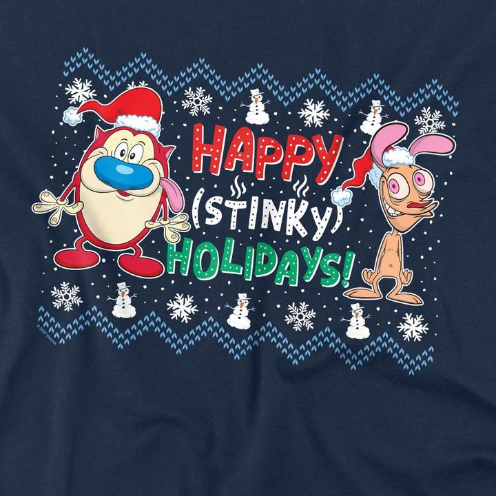 Produktbild Ren & Stimpy Happy Stinky Holidays TShirt (4XL)