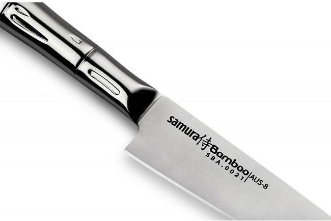 Image du produit Samura BAMBOO Universal Kitchen Utility knife 5"/ 125mm made of AUS 8 Japanese steel 59 HRC (12.50 cm)