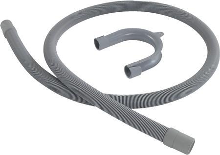 Produktbild Neoperl Abflussschlauch grau mit Gummimanschetten 22 x 19 mm + Biegung, Länge 1500 mm