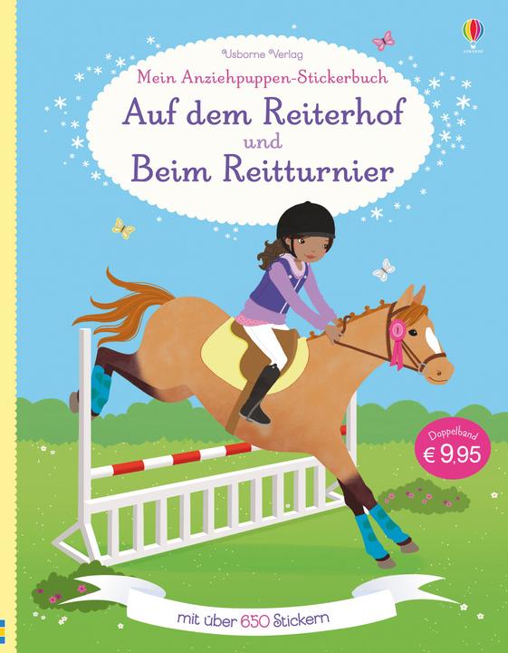 Immagine prodotto Il mio grande libro di adesivi per bambole dress-up: Al maneggio e alla fiera del cavallo