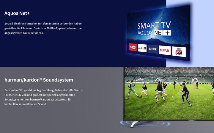Produktbild Sharp LC-43UI8872ES (43", LCD, 4K, 2018)