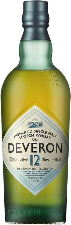 Image du produit Bacardi Le Deveron 12 ans d'âge (Single Malt, Scotch Whisky, 1 x 70 cl)