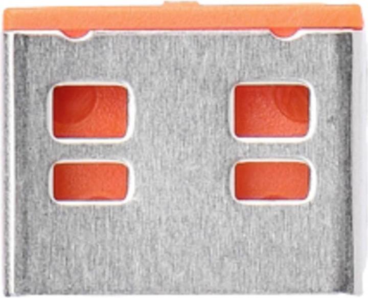 Actual product image Smart Keeper Basic USB-A Port Blocker orange 100 pcs.