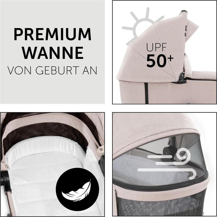 Produktbild Hauck 3in1 Kinderwagen-Set Vision X Trio Set Silver