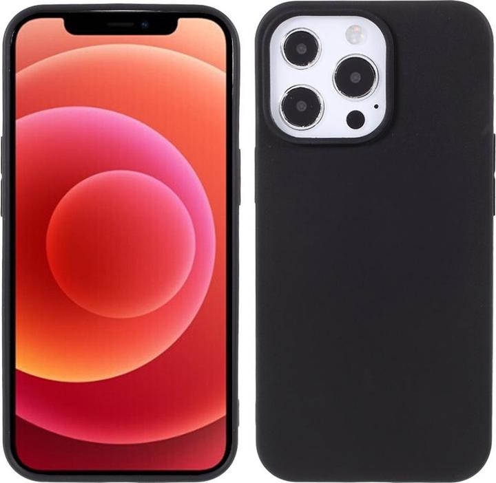 Produktbild Cover-Discount iPhone 13 Pro Max - Matte Silikon Gummi Hülle schwarz (Apple iPhone 13 Pro Max)