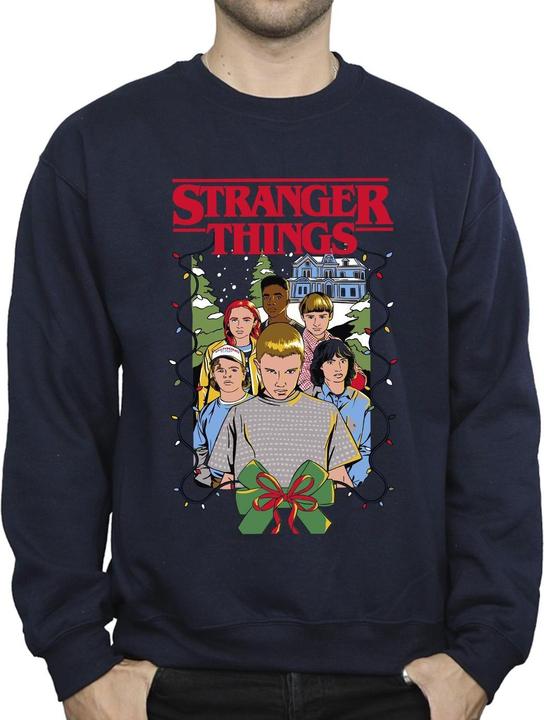 Produktbild Netflix Stranger Things Christmas Poster Sweatshirt (XL)
