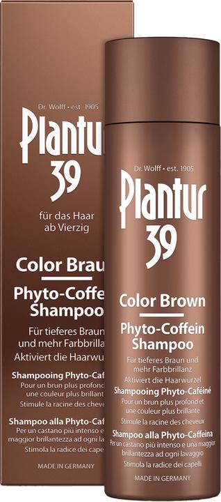 Produktbild Plantur 39 Color Braun Phyto-Coffein (250 ml, Flüssiges Shampoo)