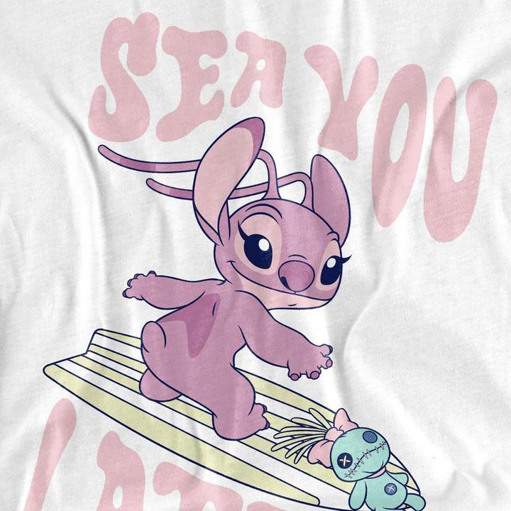 Immagine prodotto Lilo & Stitch Sea You Later Maglietta Angelo Bambini (128)