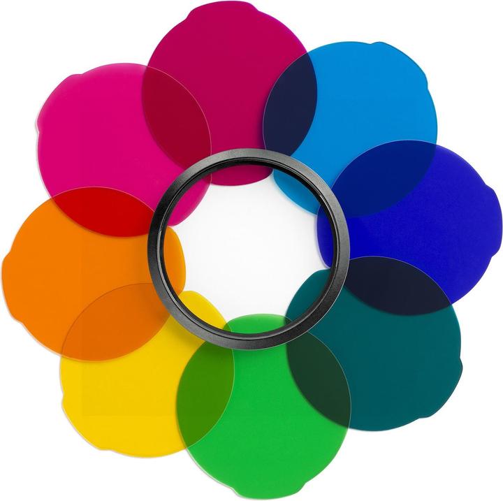 Image du produit Manfrotto Jeu de filtres multicolores Lumimuse (Filtres de couleur)