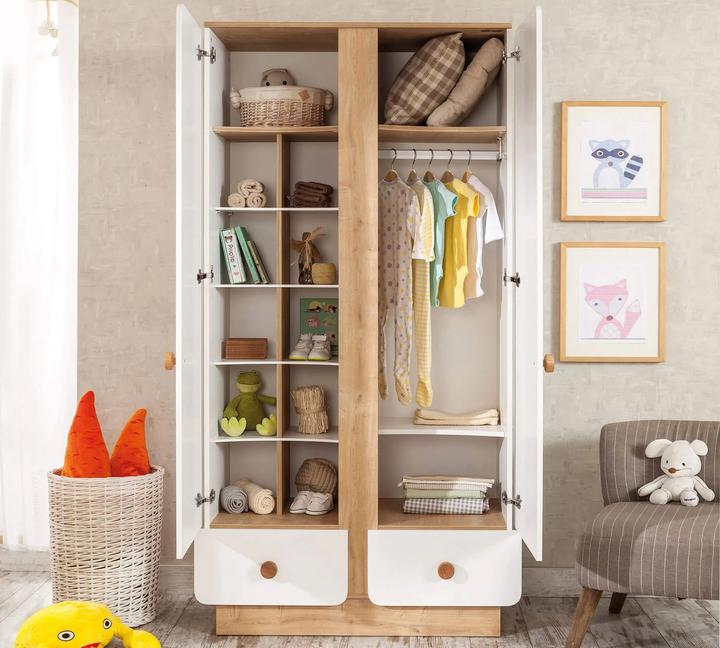 Produktbild Cilek Natura Baby Kleiderschrank 2-türig (104 cm)