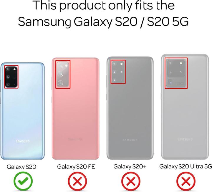 Actual product image Nalia Hull Transparent (Samsung Galaxy S20+)