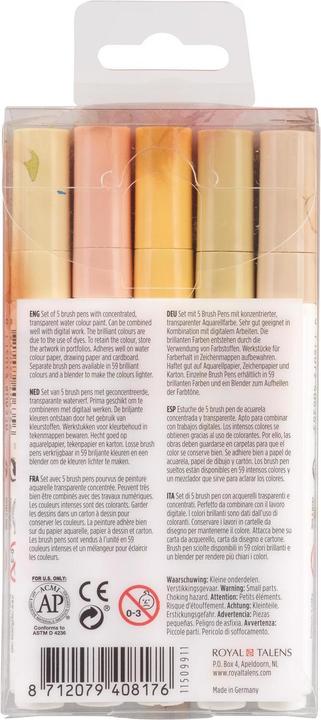 Produktbild Talens Brush Pen Set (Multicolor, 5 x)