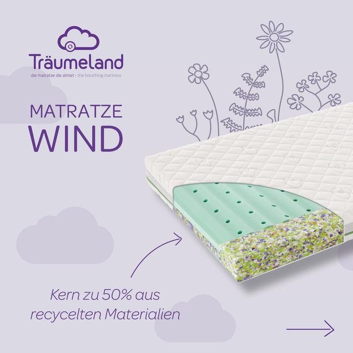 Produktbild Träumeland better dreams edition Matratze Wind (70 x 140 cm)