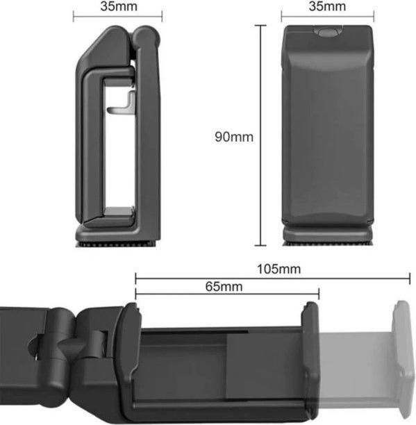 Image du produit MU Classic Support de voyage pour smartphone pivotant à 360 degrés, pliable pour avion, camping-car, train
