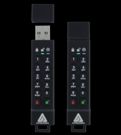 Actual product image Apricorn SecureKey 3Z (64 GB, USB-A)